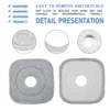 8Pcs Mop Cloth for Mop Squeeze Mop Automatic Separation Rotating Cleaning Floors Mop Pads Cloth 5