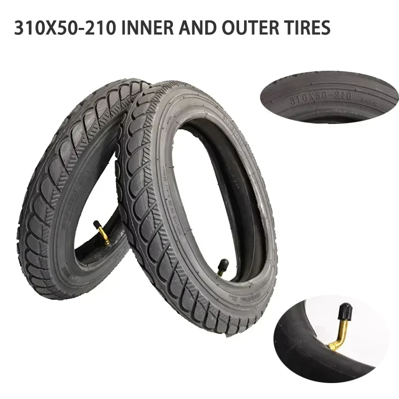 

12 Inch 310X50-210 Inner Tube & Tire For Etwow Electric Scooter Baby Carriage Rubber Tyre Replacement Accessories