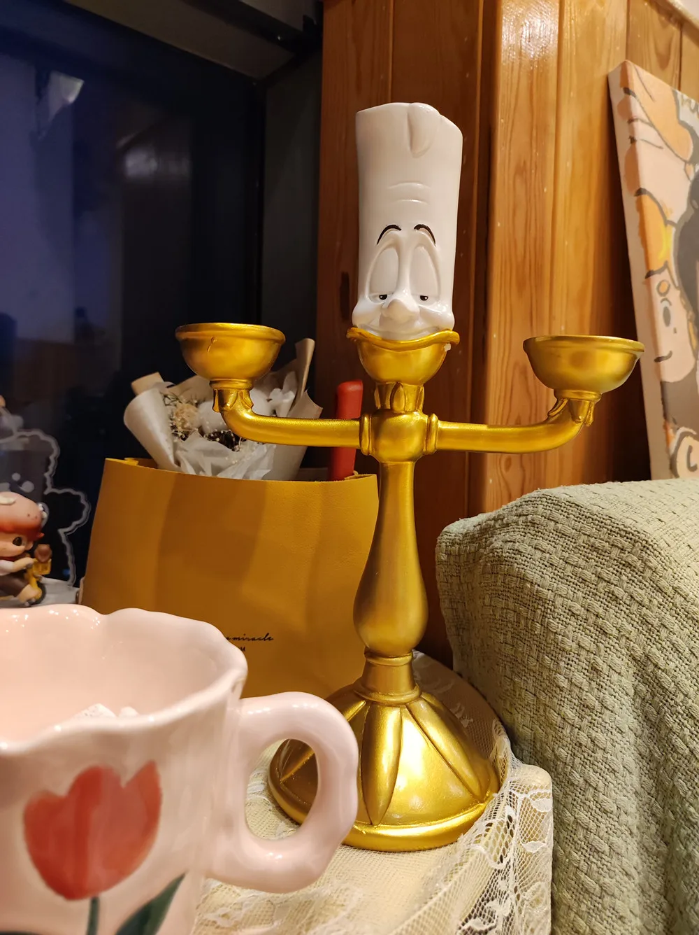 Disney Cogsworth and Lumiere Mug Set - Beauty and the Beast