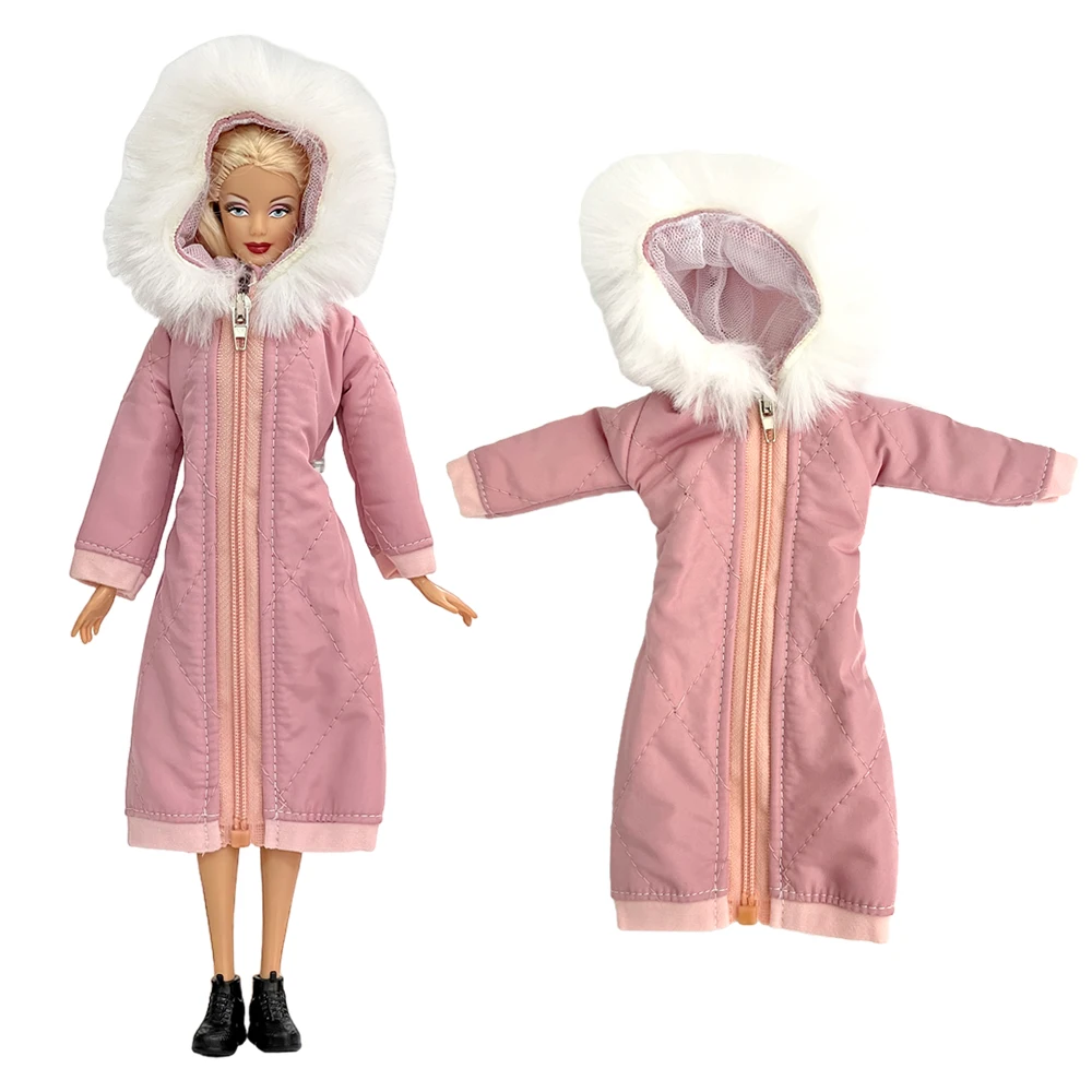 NK – ensemble de vêtements pour poupée Barbie, manteau en peluche noir  Noble, débardeur à la mode, robe à taille fine, accessoires, jouet cadeau  pour fille, 1 ensemble - AliExpress