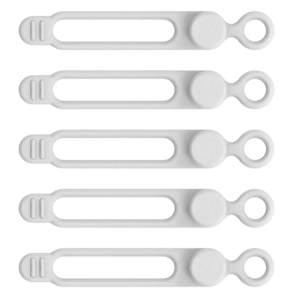 유선폰 케이블 정리용 오거나이저, 재사용 가능한 케이블 타이, 코드 정리 스트랩, 케이블 고정 스트랩