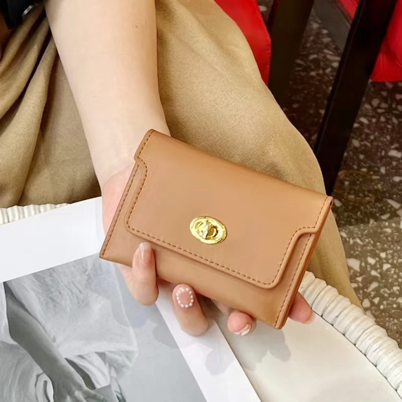 Women Short Wallets PU Leather Female Plaid Purses Nubuck Card Holder  Wallet Fashion Woman Small Zipper Wallet With Coin Purse