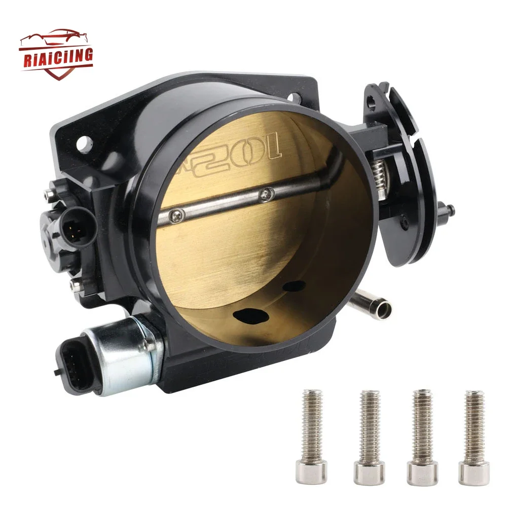 Racing Car 102mm Intake Manifold Throttle Body TSP Sensor IAC Valve for LS1 LS2 LS3 LS6 LSX Modification Parts with cable drive intake manifold throttle body