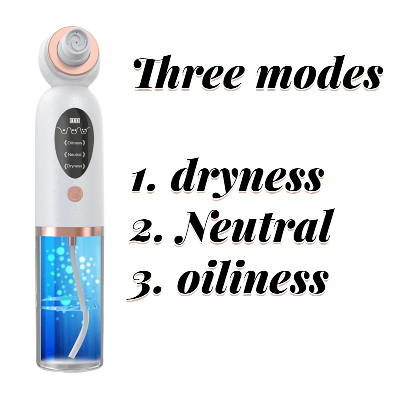 Blackhead Removal Pore Vacuum Face Cleaner Electric Pimple Black Head Remover USB Rechargeable Water Cycle Facial Cleaning Tools