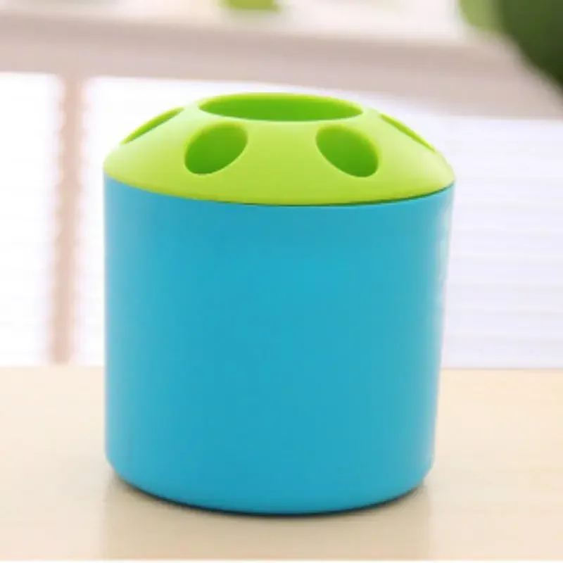 2pcs Creative Home Toothbrush Holder Multi-purpose Plastic Toothbrush Storage Tube Daily Necessities