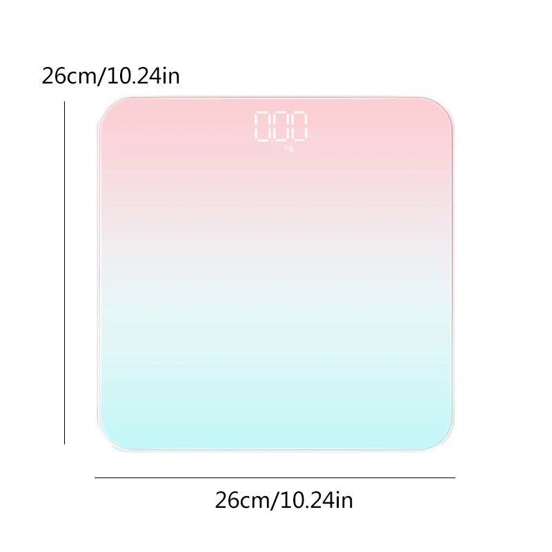 Bathroom Weighing Scale Smart Body Scales LCD Display Glass Digital Weight Scale Electronic Floor Scales Health Balance smart weighing scale