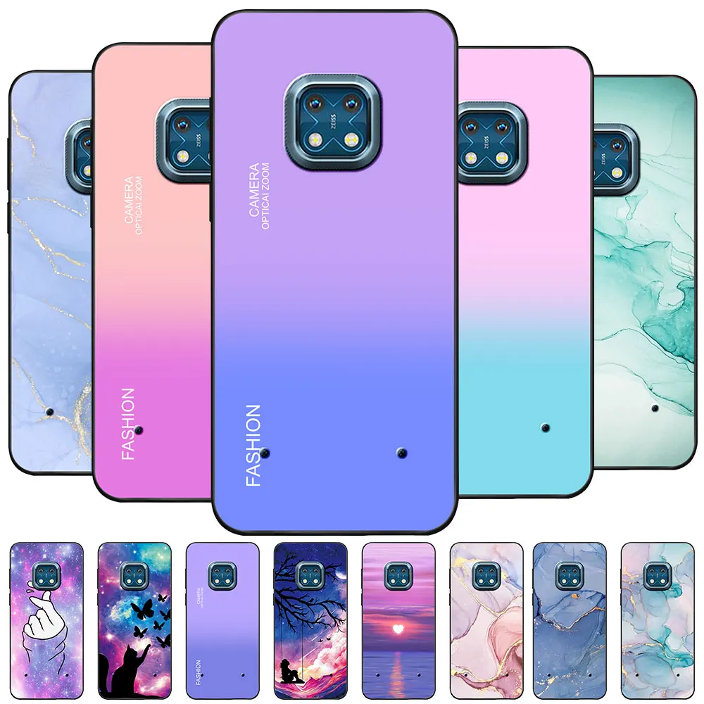 Custodia Per Nokia Xr20 Coque 6.67 "Tpu Custodia Morbida In Silicone Per Nokia Xr20 Ta-1368 Ta-1362 Custodia Protettiva Funda Bumper Marble