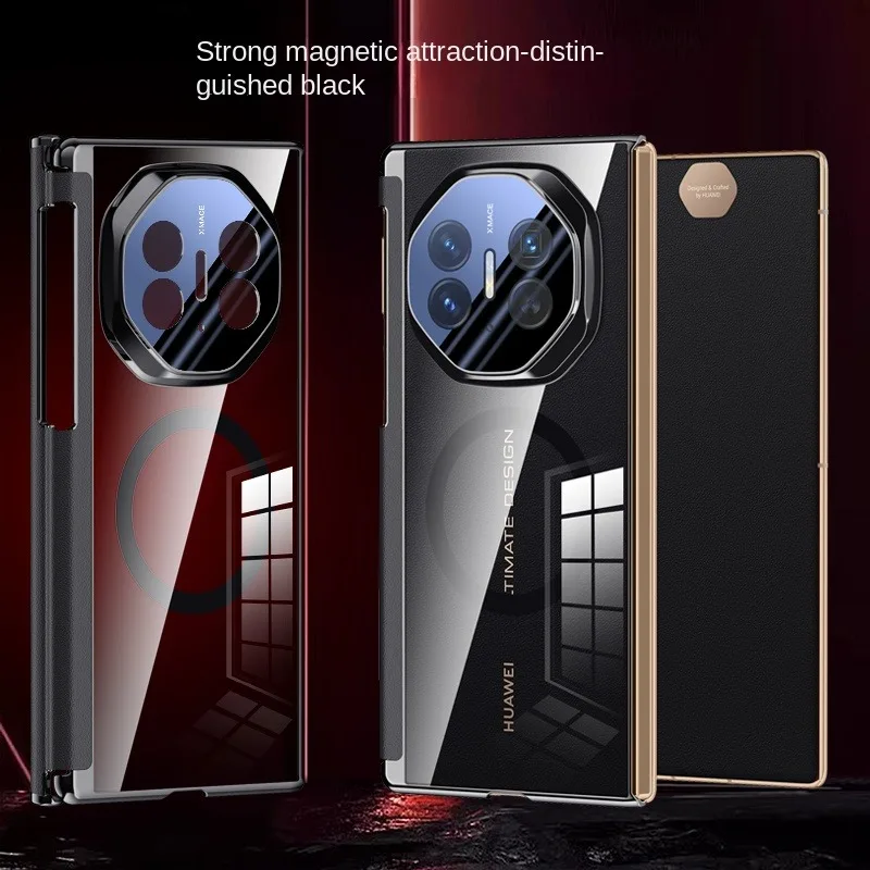 Enhanced Lens Protection Phone Case with Bracket & Magnetic Wireless Charging Support