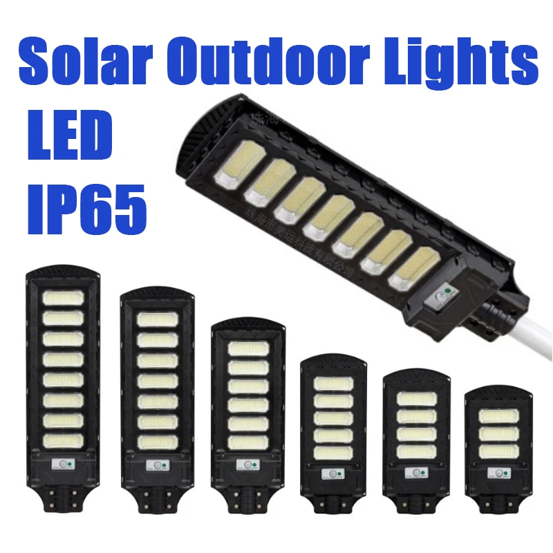 New Solar Street Lights Integrated LED Outdoors Lamps Villa Garden Garage Entrance Basketball Court Induction Courtyard Lighting