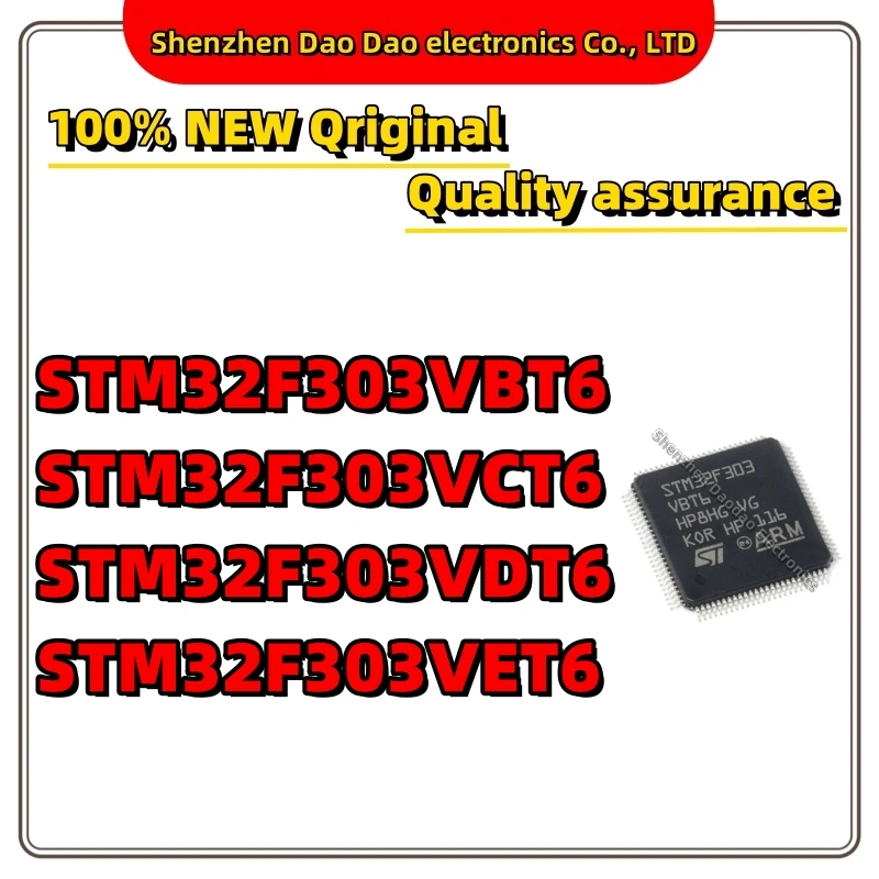 STM32F303VBT6 STM32F303VCT6 STM32F303VDT6 STM32F303VET6 Microcontroller chip IC MCU Chip LQFP-100 Quality Brand New