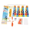 1Pc Random Color Elastic Rubber Airplane Hand Throwing Assembly Plane Model Foam Aircraft Powered Flying Glider Educational Toy 5