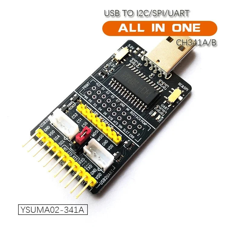 Adattatore USB A CH341A – Convertitore Seriale UART IIC SPI TTL Per Programmazione