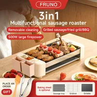 YR Home small hot dog machine dormitory multi-functional sausage grill fully automatic breakfast sausage grill 1