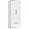 Sauder HomePlus Bedroom Armoire Wardrobe Closet Clothes Storage with Hanging Rail, Pantry Storage Cabinet with Storage Drawer 1