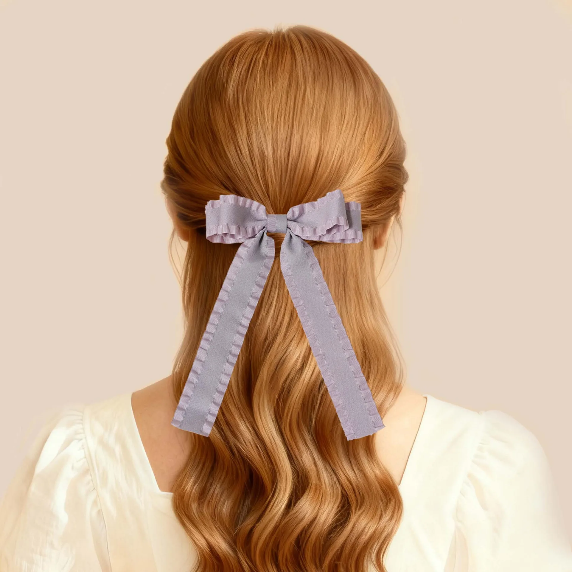 1/6 Stück Damen-Haarspangen, japanische Schleife, plissiert, Kawaii, einfach, niedlich, süß, vielseitig, hochwertiges Haar-Accessoire für Kinder – Detail 9
