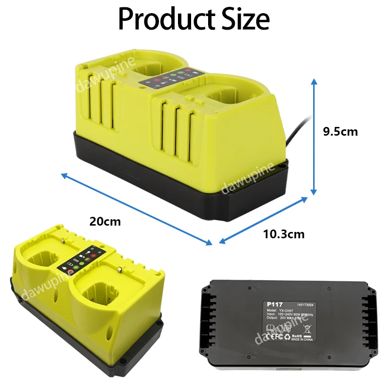 Lithium Ion Ryobi 20v Battery Charger For Ryobi 18V Battery
