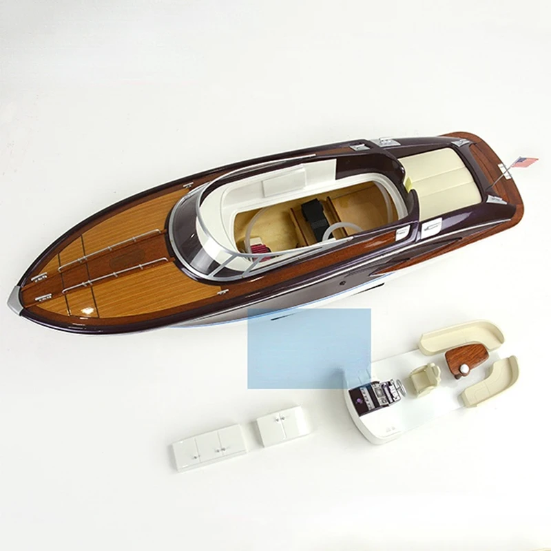RC Boat Model Yacht REVIVAL Luxury Yacht Finished Boat Bikini Figure Model Scale Boat Fast Boat 4