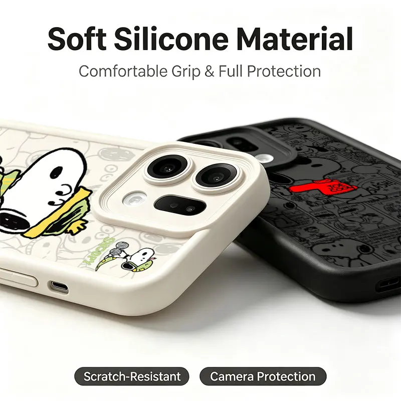 Cute Cartoon S-Snoopys Shockproof Phone Case
