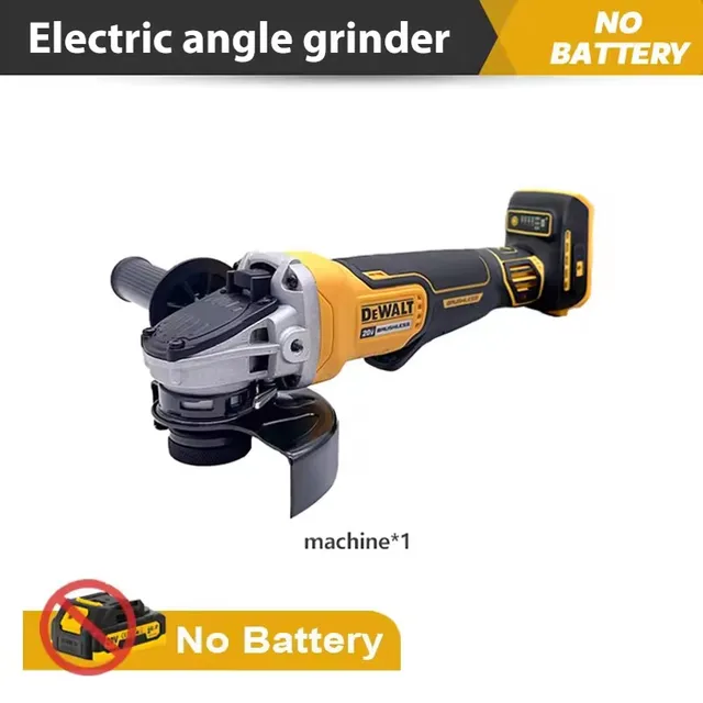 DEWALT DCG405&DCG406 125mm brushless flat head angle grinder bare machine tool cutting machine 20V lithium battery 6