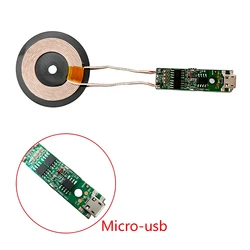 Universal Portable Fast Charging Wireless Charger Module - DIY Transmitter Coil Circuit Board (5W)