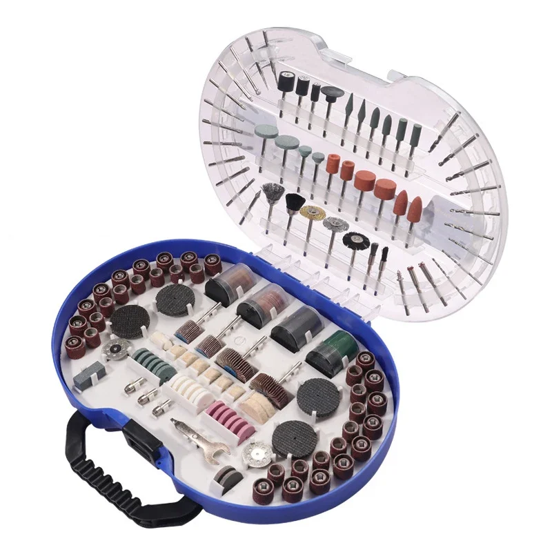 276Pcs Abrasive Rotary Tool Accessories Set Electric Mini Drill Bit Kit Sanding Polishing Cutting Engraving Heads for Dremel