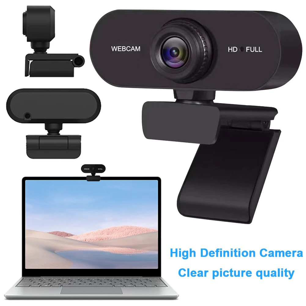 USB HD 1080P/2K Web Camera Plug and Play Microphone Computer Web Camera Autofocus Business Webcam Mac PC Laptop Desktop Pc Webcam Pc Web Camera Computer Camera