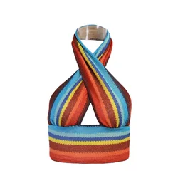 2022 novas mulheres sexy camisola curto estilo sem mangas topos cor topo recortado halter bandagem sem mangas malha magro colete tira c5v5