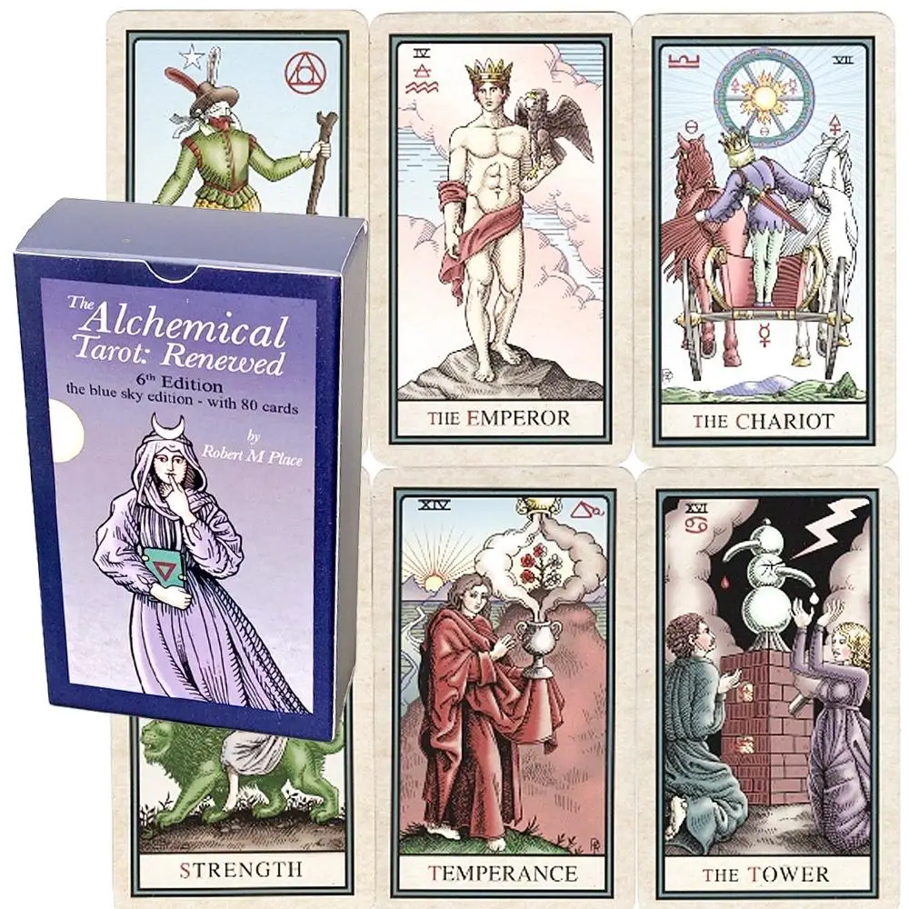 趣味・スポーツ・実用 Alchemical tarot FRenewed 12*7cm The Alchemical Tarot Renewed 6th Editiona 80-card