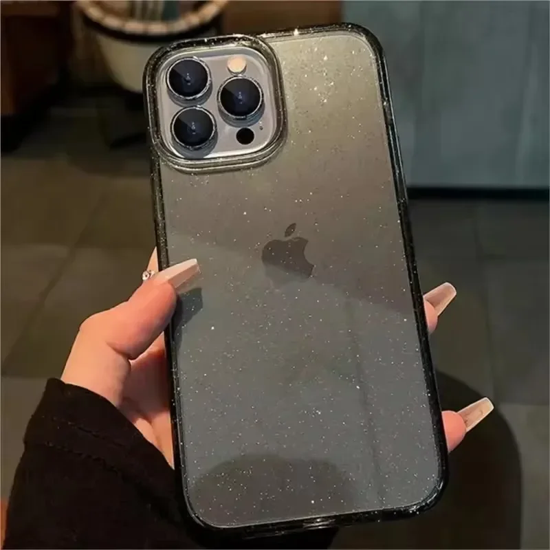 รูปสินค้า เคส iPhone ลายดาวระยิบระยับ ใสหรูหรา สำหรับ iPhone 17/16 Pro Max/15/14/13/12/11/XR/XS/X/8 Plus/7