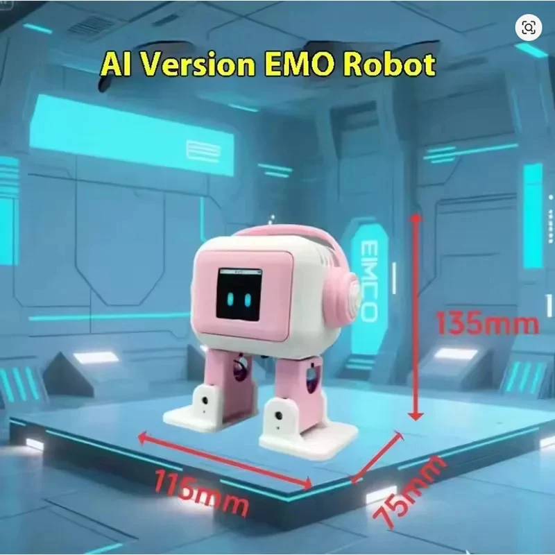 Robot di Intelligenza Artificiale Best-Seller, Robot Interattivo Intelligente per Comunicazione, Chat e Danza, Robot Emotivo da Tavolo per Bambini - immagine 5