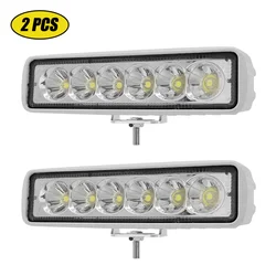 High - Powered 18W Offroad LED Work Lamp (2 PCS)
