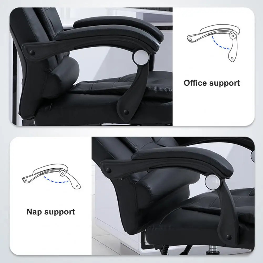 Faux Leather Massage Office Chair Faux Leather Computer Chair, Ergonomic Massage Office Chair,Reclining Executive Office Chair 3