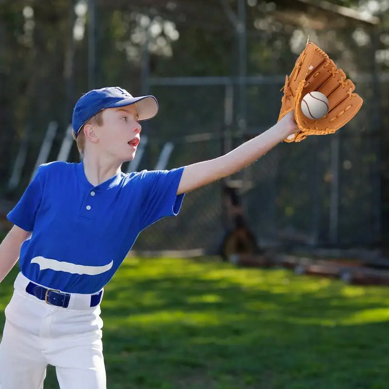 Outdoorové sportovní baseballová rukavice softball el abogado aparatura rozměr 10.5/11.5/12.5 die linke ruka pro děti dospělý muž ženský tvoření