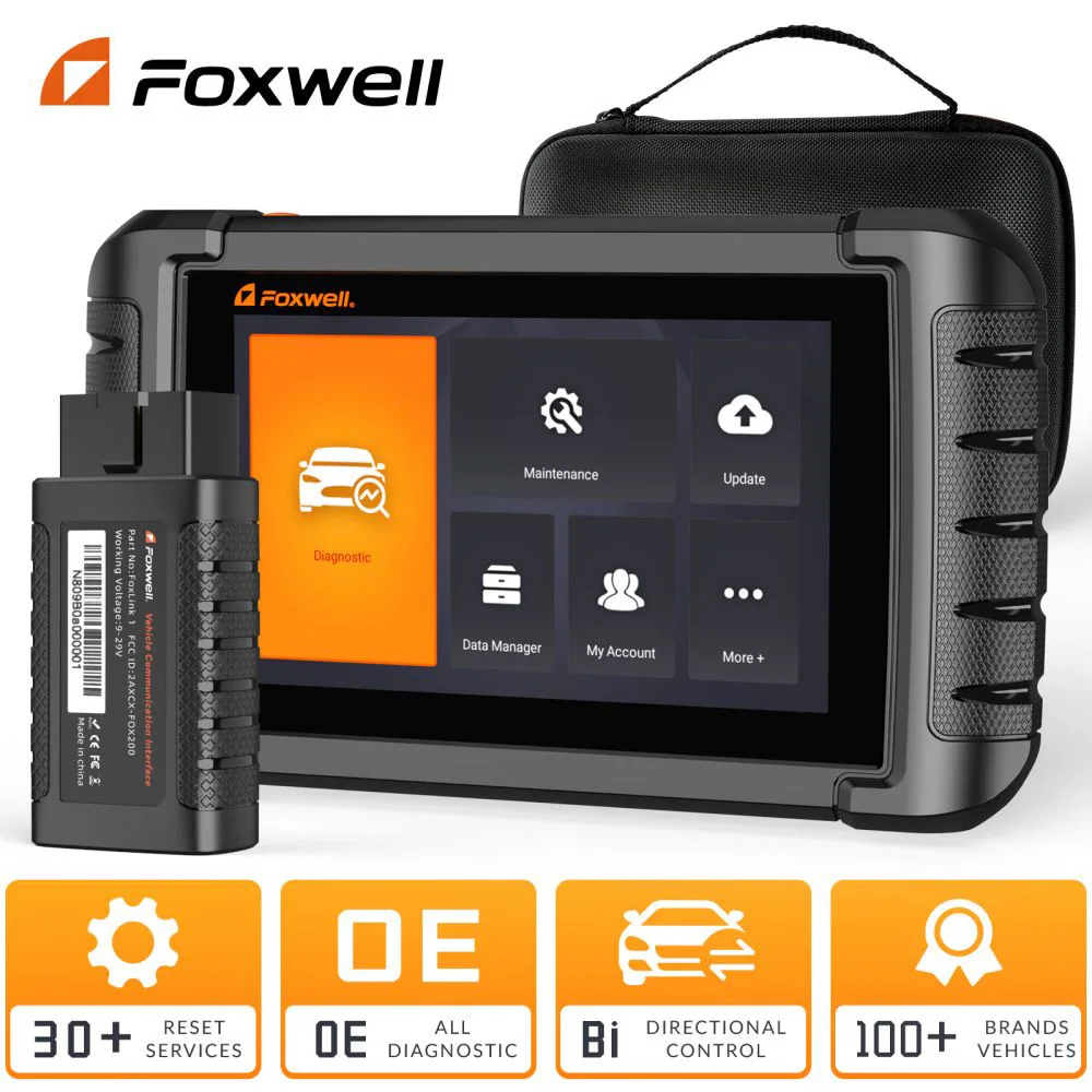 FOXWELL NT809BT OBD2 Bluetooth Car Diagnostic Tool All System  Bi-Directional Test 30+ Reset Code Reader OBD2 Scanner Automotivo -  AliExpress