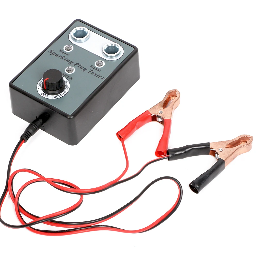 

Adjustable Dual Hole Car Spark Plug Tester Detector Ignition Tester Universal