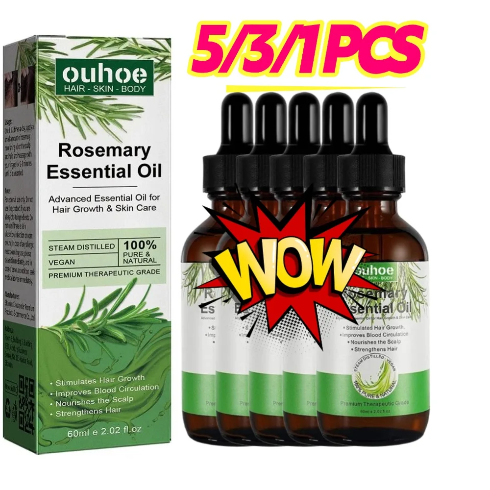 Rosemary Oil Hair Growth Essential Coconut Oil Improve Hair Loss And Nourishes Strengthen Roots Scalp Treatment Care
