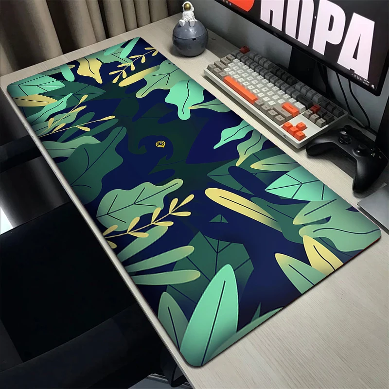 

Large Gaming Mousepad Cute Mouse Pad Compute Mouse Mat Gamer Grass Plant Desk Mat For PC Keyboard Mat Mouse Carpet 400x900mm