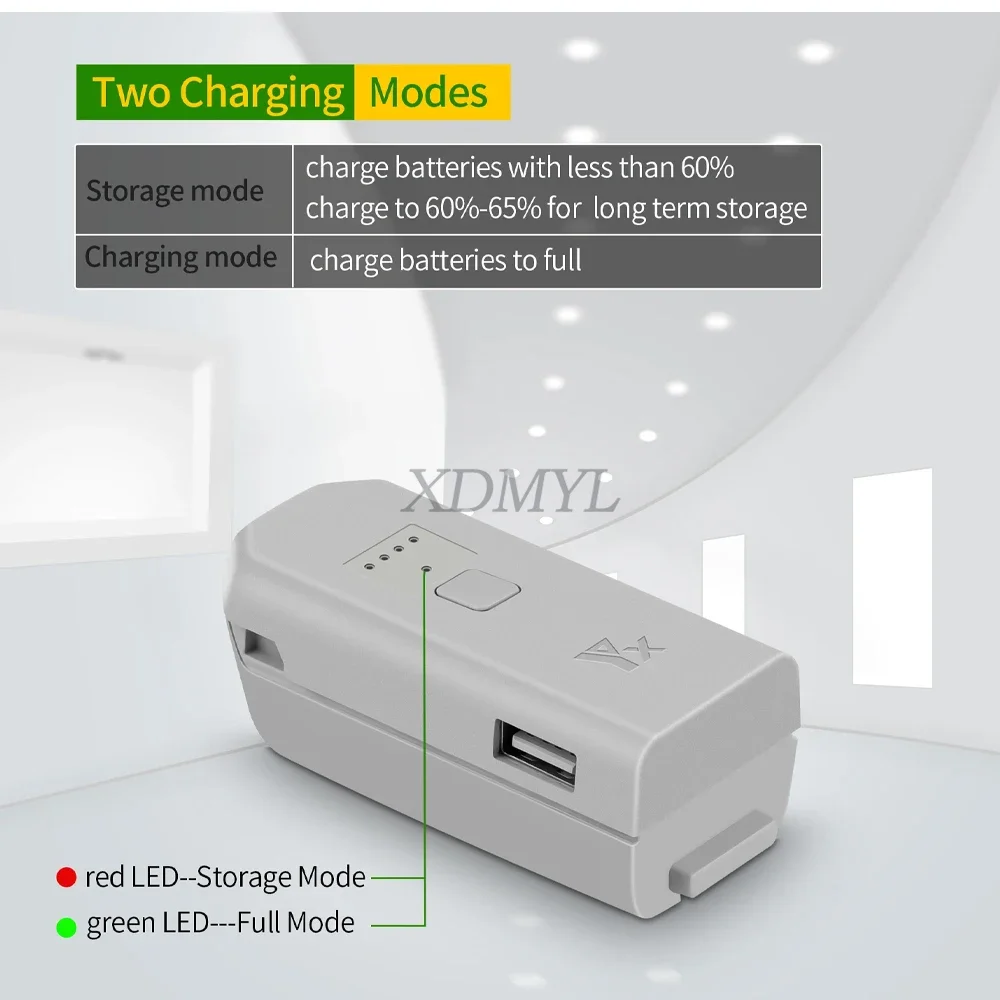 Chargeur Hub Batterie Drone 5V/3A Charge Rapide 5 Min