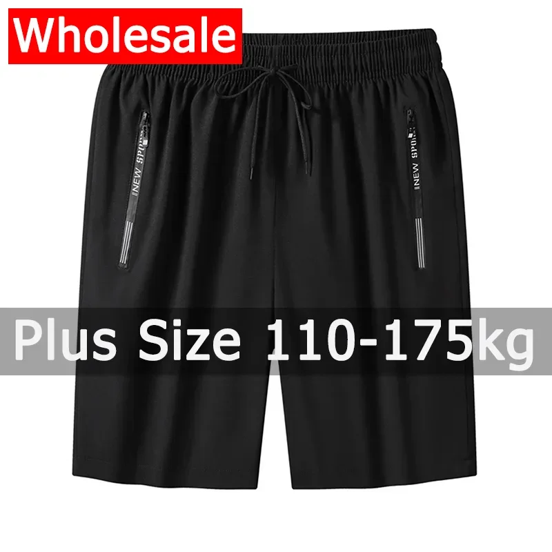 Wholesale Drop-Ship Men Sweatpants 110-175kg Plus Size 7XL Casual Shorts Loose Elastic Waist Sport Pants Running Fitness Pants