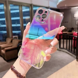 Luxury Laser Colorful Hard Plastic Phone Back Cover for iPhone 10 X XS (Colorful)