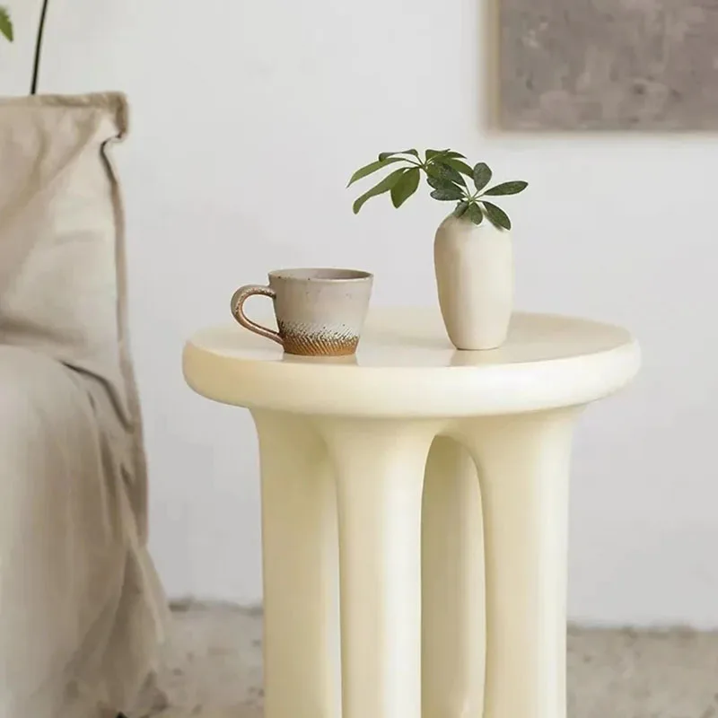 

Nordic Round Table Coffee Living Room Side Table Creative Mobile Storage Desk Luxury Table Modern Mesa Centro Hall Furniture