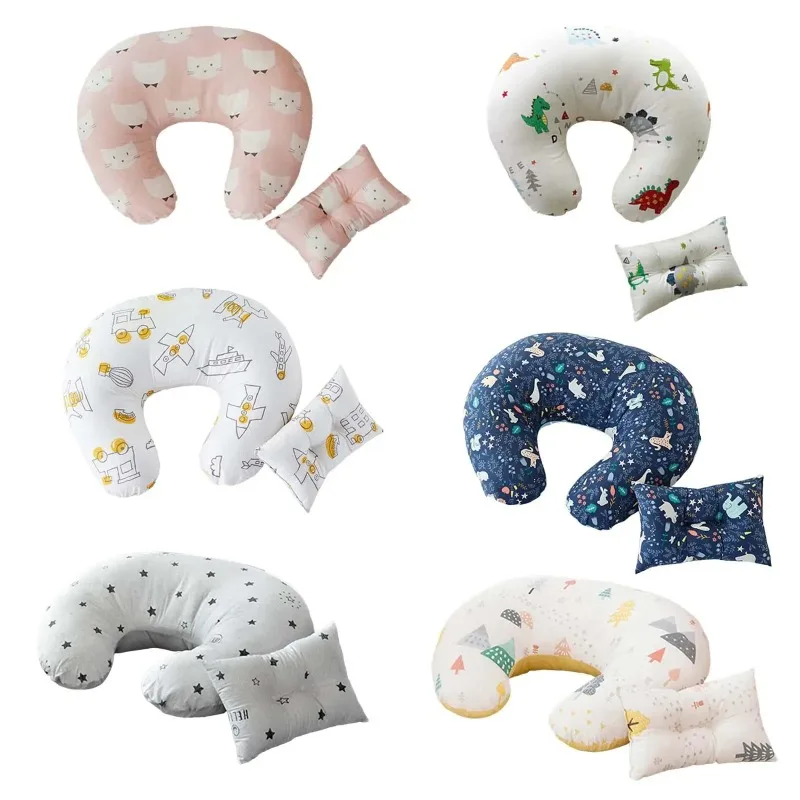Newborn Breastfeeding Pillows Multifunctional Soft Cotton U-Shaped Head Support Feeding Cushion Maternity Pillow Breastfeeding