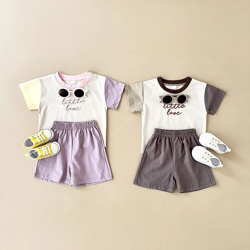 Cotton Baby Girls Summer Clothes Set