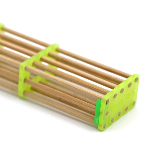 10 Pc -K Méhészeti Tenyésztési Ketrecek Queen Méhkirály Méh Bambusz Ketrec Öt Meghosszabbított Méhész Eszköz - Image 3