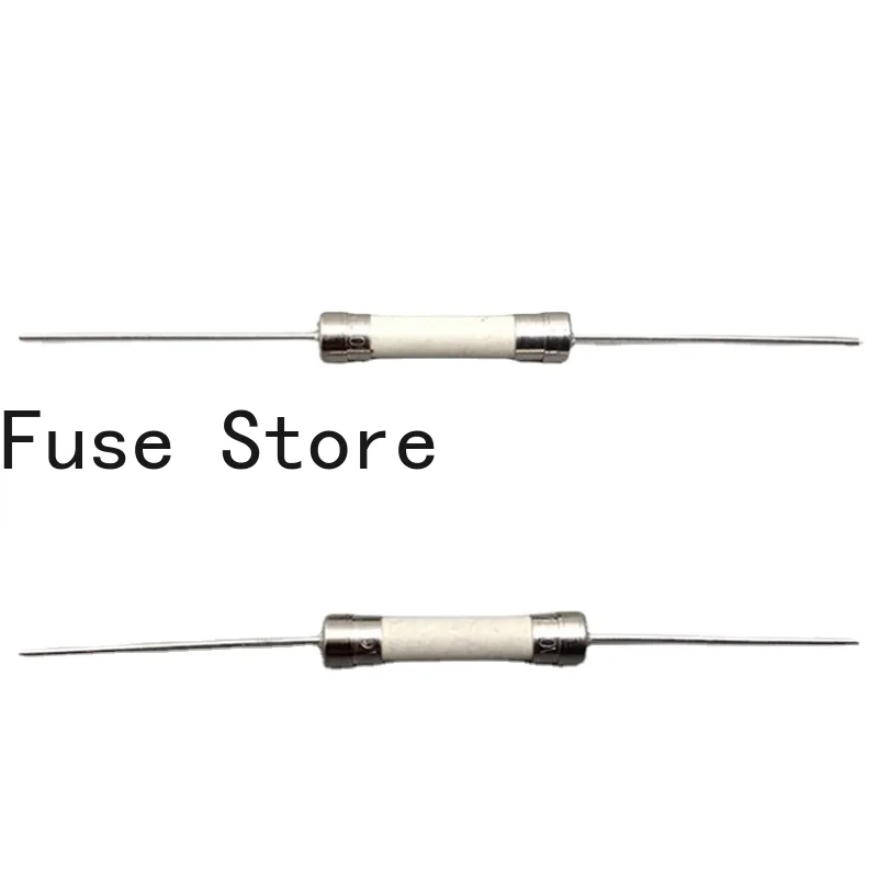 

10PCS 6 * 32 Ceramic Fuse Tube With Lead Pin Fast F15A F20A F25A F30A 250V