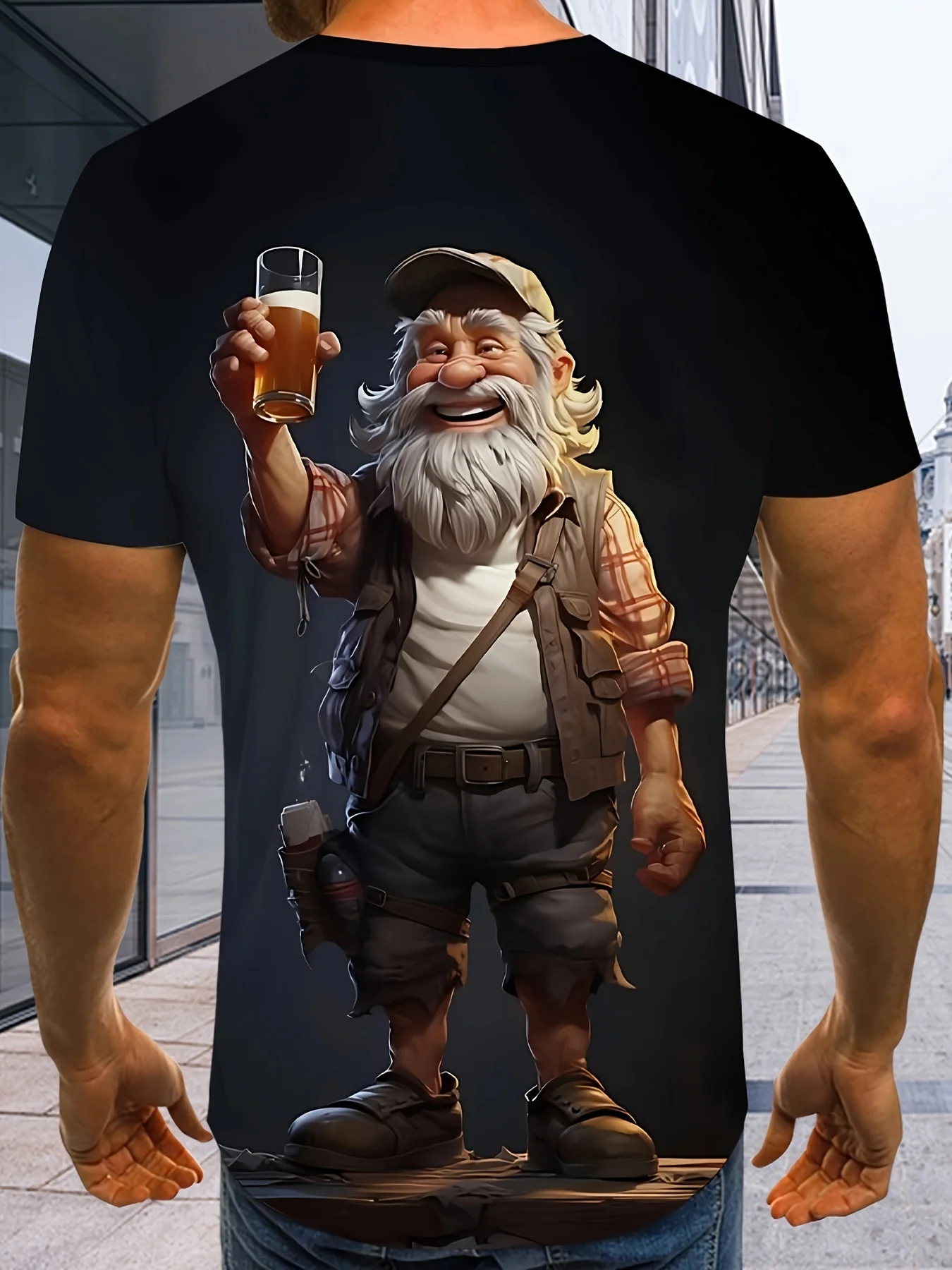 Mustache Graphic T-Shirt, Instantly - Image 2