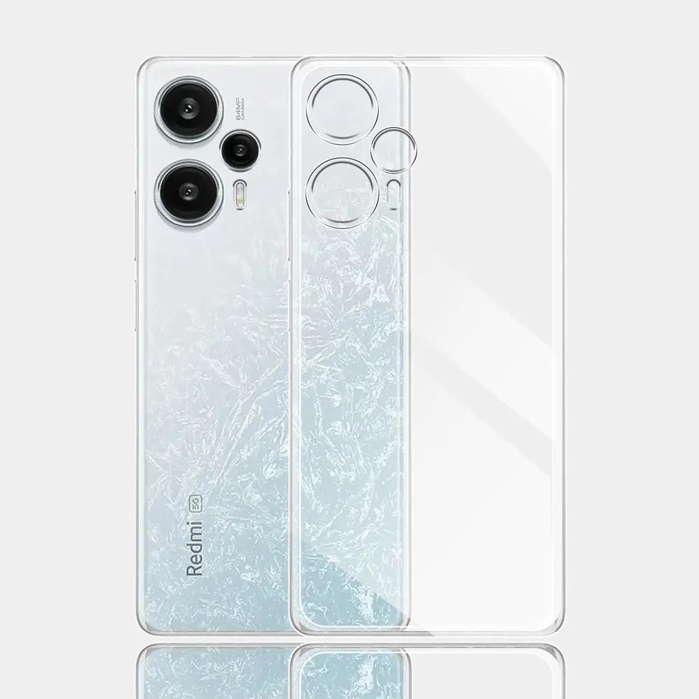 Ultra-Clear Soft Silicone Phone Case - Transparent Back Cover for Xiaomi Poco F5 & F5 Pro