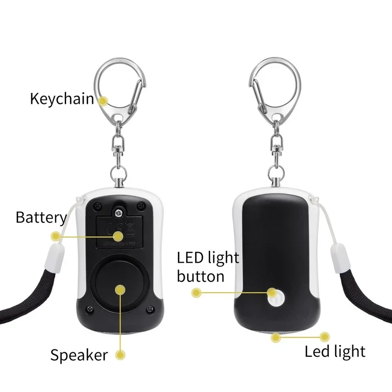 125db Self Defense Alarm Personal Defense Siren Anti-attack Security for Women Kids Personal Security Loud Alert Att