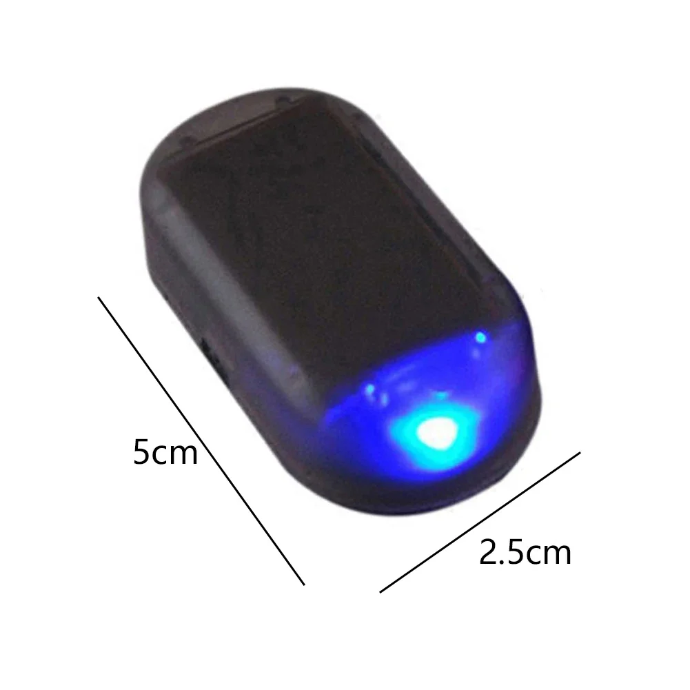 Solar Powered Car Fake Security Light Simulated Dummy Alarm Wireless Warning Anti-Theft Caution Lamp LED Flashing Imitation Lamp led warning light