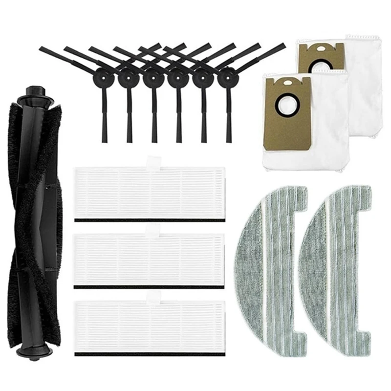 

Запчасти для Uitenic T10, основная и боковая щетки, фильтр НЕРА, тряпка, пылесборник